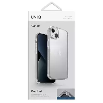 Puzdro UNIQ Combat pre iPhone 14 Plus 6,7" priehľadné/krištáľovo číre