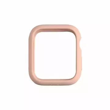 Puzdro UNIQ Lino Apple Watch Series 4/5/6 / SE 44 mm. ružová / červenať ružová