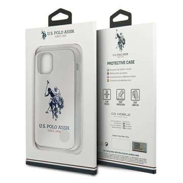 Puzdro US Polo Shiny Big Logo iPhone 12 mini 5,4 " biela/biela