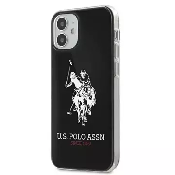 Puzdro US Polo Shiny Big Logo iPhone 12 mini 5,4 " čierna/čierna