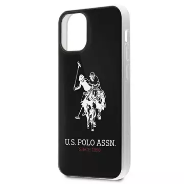 Puzdro US Polo Shiny Big Logo iPhone 12 mini 5,4 " čierna/čierna