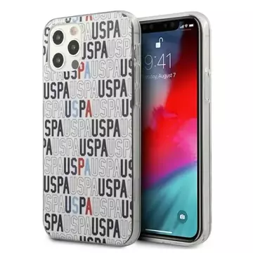 Puzdro US Polo USHCP12LPCUSPA6 pre Apple iPhone 12 Pro Max bielo/biele Logo Mania Collection