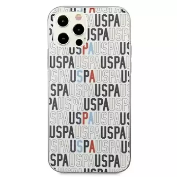 Puzdro US Polo USHCP12LPCUSPA6 pre Apple iPhone 12 Pro Max bielo/biele Logo Mania Collection