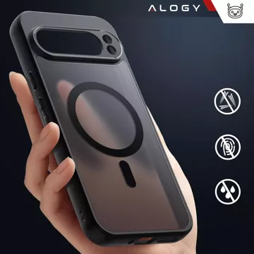 Puzdro na iPhone 14 Pro Mag Safe Matt Case Cover matné Alogy Ring obrnené puzdro na telefón čierne