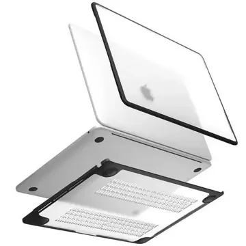 Puzdro na notebook UNIQ Venture pre MacBook Air 13 (2018 -2022) čierne/polnočné čierne