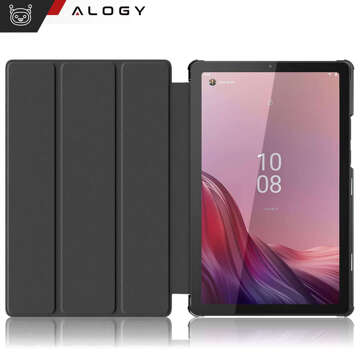 Puzdro na tablet Lenovo Tab M9 2023 9" TB310XU TB310FU Alogy Book Cover Case Case s ochranným tmavomodrým sklom