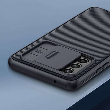 Puzdro pre Samsung Galaxy A53 5G Nillkin CamShield Pro Black Glass