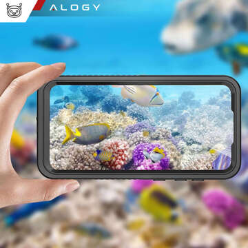 Puzdro pre Samsung Galaxy S23 FE Armored 360 vodotesné puzdro Armor IP68 Alogy čierne