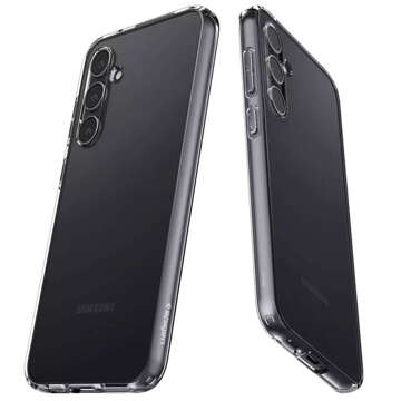 Puzdro pre Samsung Galaxy S23 FE Spigen Liquid Case, priehľadná zadná strana, krištáľovo čisté sklo