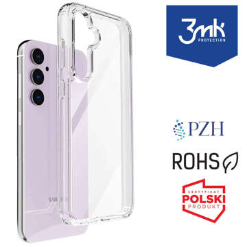 Puzdro pre Samsung Galaxy S24 3mk Armor Case Číre puzdro obrnené zadné priehľadné sklo