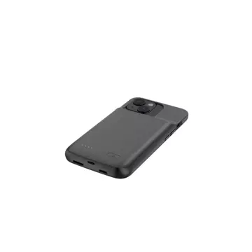 Puzdro s powerbankou PowerCase 4800mAh pre Apple iPhone 14/14 Pro Black