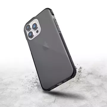 Raptic Clear Case iPhone 14 Pro pancierový kryt šedý