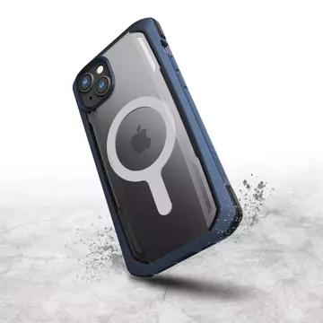 Raptic Secure Case pre iPhone 14 Pro s pancierovým modrým krytom MagSafe