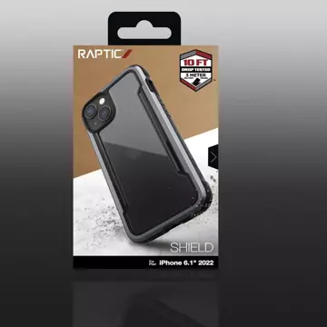 Raptic Shield Case iPhone 14 pancierový kryt čierny