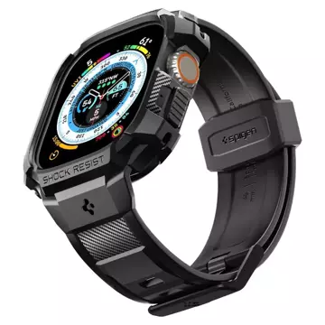 Remienok Spigen Rigged Armor "PRO" s ochranným puzdrom pre Apple Watch Ultra 49 mm Black