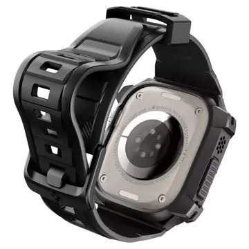 Remienok Spigen Rigged Armor "PRO" s ochranným puzdrom pre Apple Watch Ultra 49 mm Black