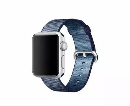 Remienok na Apple Watch MPW82ZM/A 42/44/45 mm Woven Nylon Band námornícka/námorná