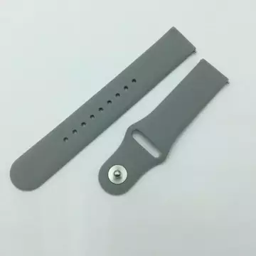 Remienok na inteligentné hodinky Beline Everyday remienok univerzálny do 20mm sivý/sivý