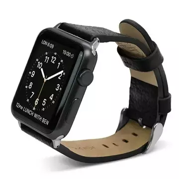 Remienok na inteligentné hodinky X-Doria Lux pre Apple Watch 38/40/41 mm black/black 23821