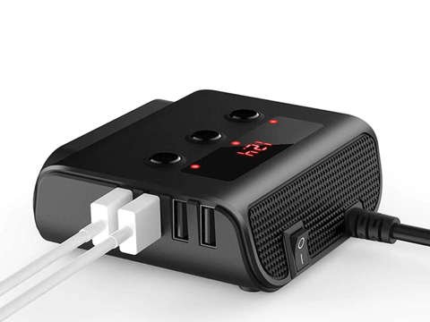 Rozbočovač adaptéra do auta Alogy HUB pre zapaľovač 12V-24V