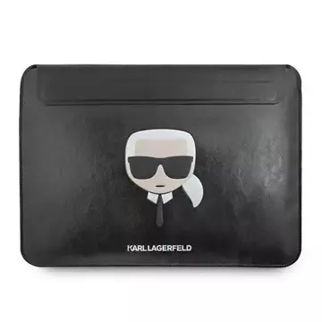 Rukáv Karl Lagerfeld KLCS16KHBK 16" czarny/black Ikonik Karl`s Head