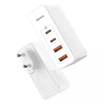 Rýchla nabíjačka Baseus GaN2 Pro 100 W USB / USB Type C Quick Charge 4 Power Delivery biela (CCGAN2P-L02)