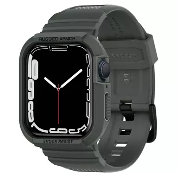 SPIGEN RUGGED ARMOR ”PRO” APPLE WATCH 4/5/6/7/8/SE (44/45 MM) VOJENSKÁ ZELENÁ