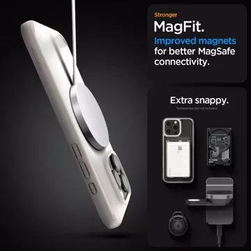 SPIGEN ULTRA HYBRID MAG MAGSAFE IPHONE 16 PRO MAX FROST PRÍRODNÝ TITÁN