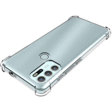 ShockProof Alogy Armored Case pre Motorola Moto G60s Transparent