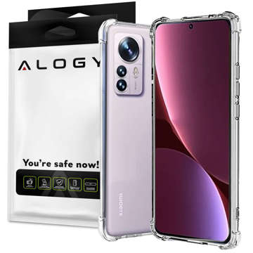 ShockProof Alogy Case pre Xiaomi 12 Pro Clear