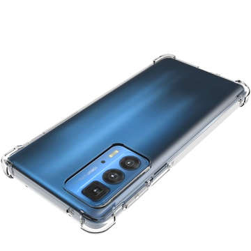 Silikónové pancierové puzdro ShockProof Alogy pre Motorola Moto Edge 20 Pro Transparent