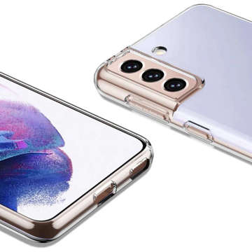 Silikónové puzdro Alogy Cover puzdro pre Samsung Galaxy S22 Plus Transparent Glass Full Glue