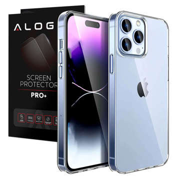 Silikónové puzdro Alogy case pre Apple iPhone 14 Pro Clear Glass