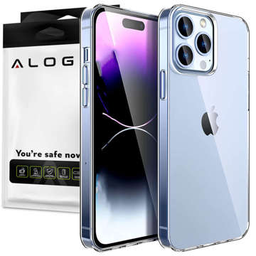 Silikónové puzdro Alogy case pre Apple iPhone 14 Pro Clear Glass