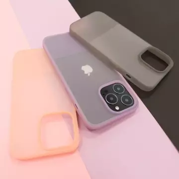 Silikónový kryt Kingxbar Plain Series pre iPhone 13 Pro Max fialový