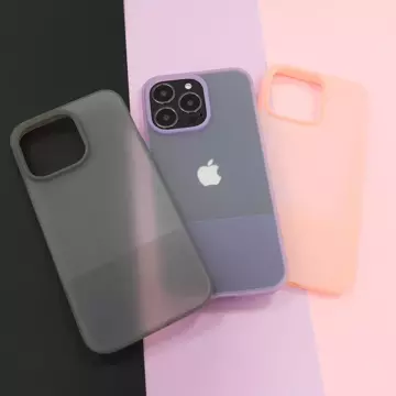 Silikónový kryt Kingxbar Plain Series pre iPhone 13 Pro Max fialový