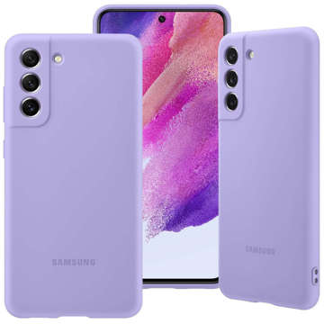 Silikónový kryt Samsung pre Samsung Galaxy S21 FE Lavender