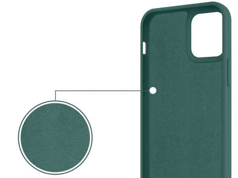 Silikónový obal Ring Ultra Slim Alogy pre iPhone 12/12 Pro 6.1 Green