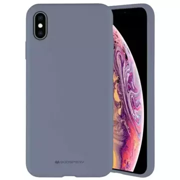 Silikónový obal na telefón Mercury pre iPhone 13 Mini levanduľový/levanduľovo šedý