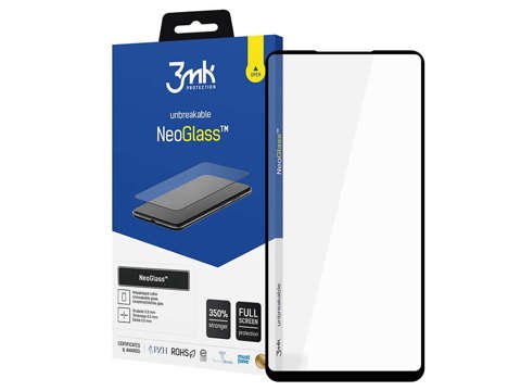 Skło 3mk NeoGlass 8H do Samsung Galaxy A52 4G/ 5G / A52s Black