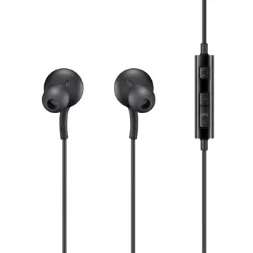 Slúchadlá do uší Samsung 3,5 mm mini jack s diaľkovým ovládaním a mikrofónom v čiernej farbe (EO-IA500BBEGWW)