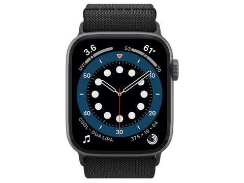 Spigen Fit Lite remienok pre Apple Watch 2/3/4/5/6/7 / SE 42/44 / 45 mm čierny