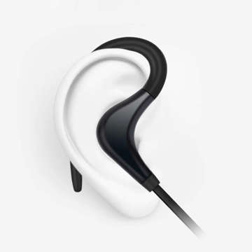 Športové In-ear bezdrôtové Bluetooth slúchadlá Alogy Športové bežecké slúchadlá Black