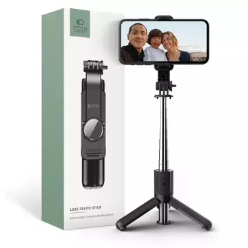 Statív Selfie Stick L02S Wireless Tripod Black