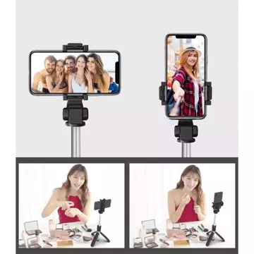 Statív Selfie Stick L02S Wireless Tripod Black