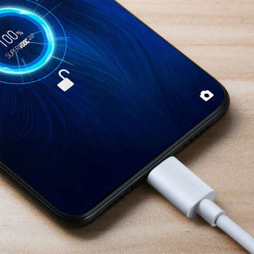 Super rýchly kábel Oppo DL136 Supervooc USB na USB-C typu C 65 W 1 m biely