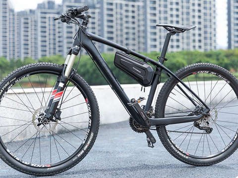 Taška na bicykel držiak na bicykel pod rám RockBros B66 Black