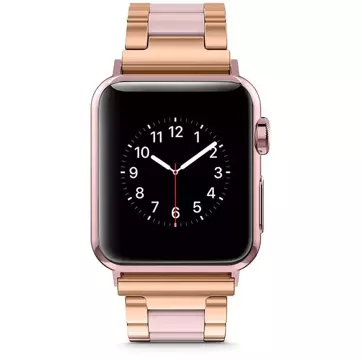 Tech-protect moderné hodinky Apple 4 / 5 / 6 / 7 / 8 / se (38 / 40 / 41 mm) perleťové