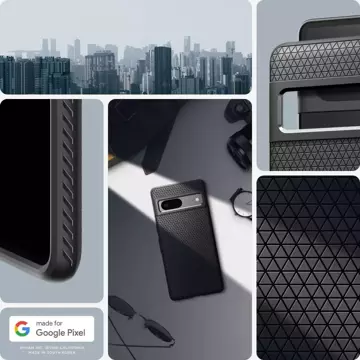 Telefón Spigen Liquid Air pre Google Pixel 7 Matte Black