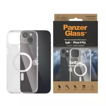 Tvrdé puzdro Etui PanzerGlass na iPhone 14 Plus 6,7" MagSafe Antibakteriálne vojenské priehľadné 0411